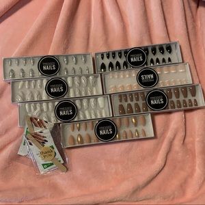 Hand-painted Press on Nails